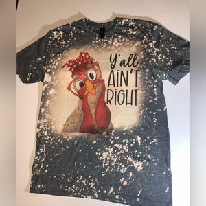 Graphic T-shirt, size small and tie-dyed